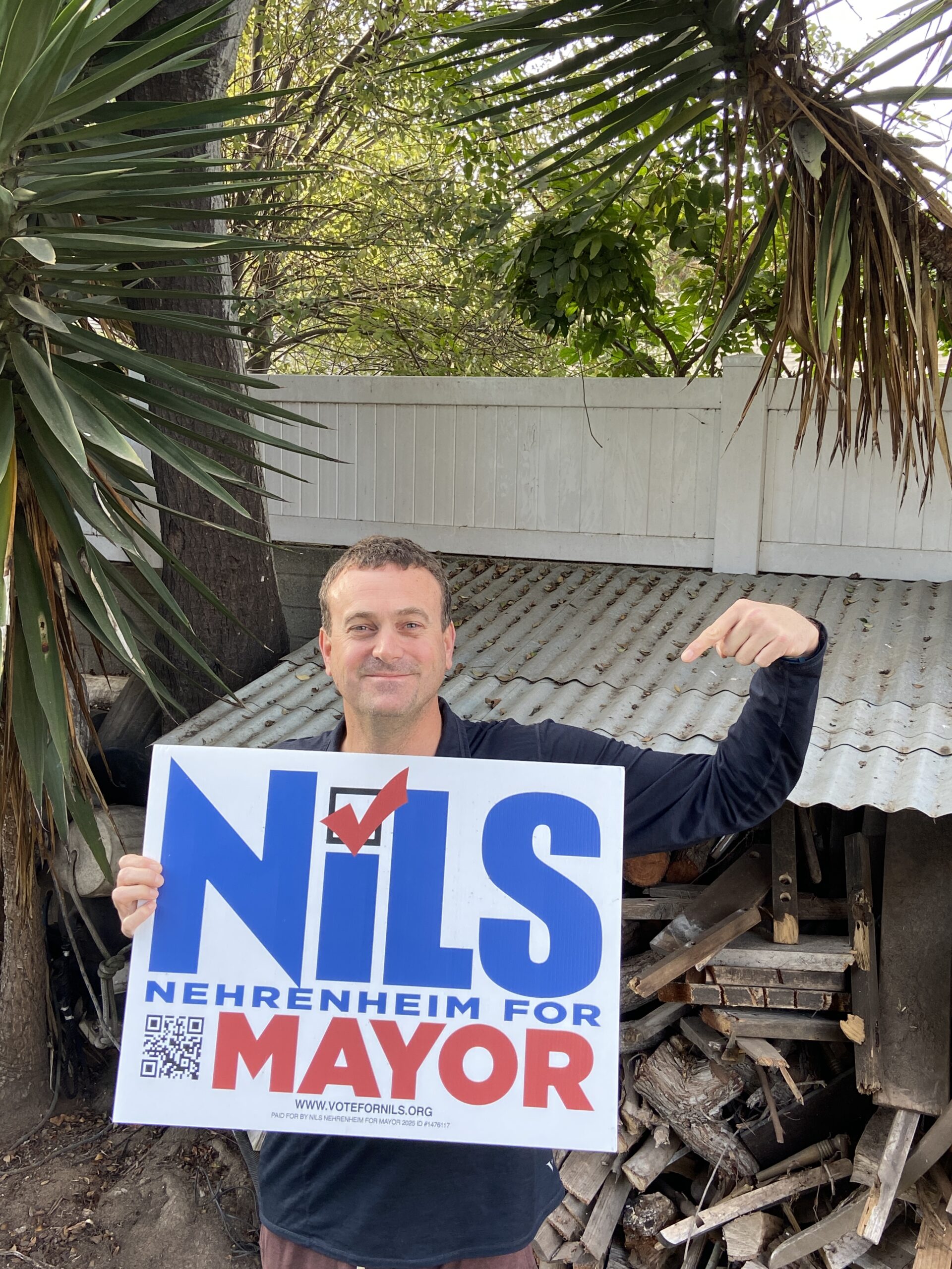 Mayor Nils Nehrenheim for Redondo Beach 2025 Lawn Signs