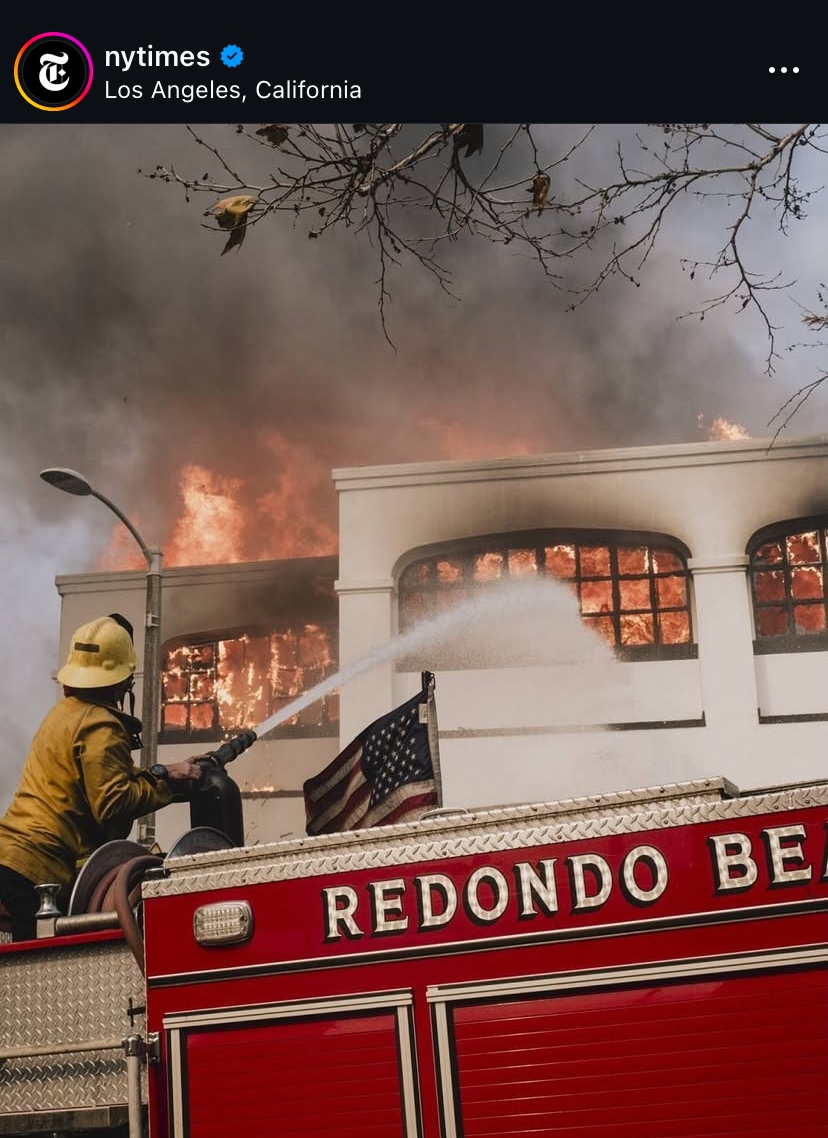 New York Times Redondo Beach Fire Disaster Response