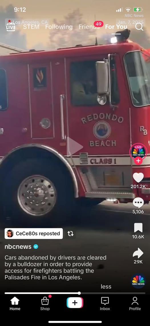 Redondo Beach First Responder Response to the 2025 Fires