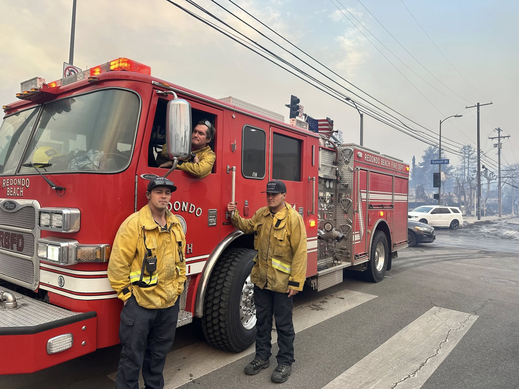 RB Fire Department Responds to the Palisades Fire and Other Fires