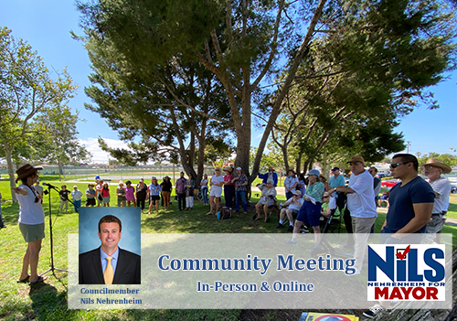 Community Meeting for Council member Nils Nehrenheim for January 2025