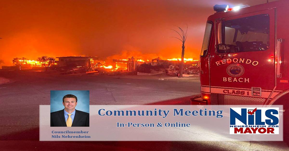 February Community Meeting Fire and Police Heroes!